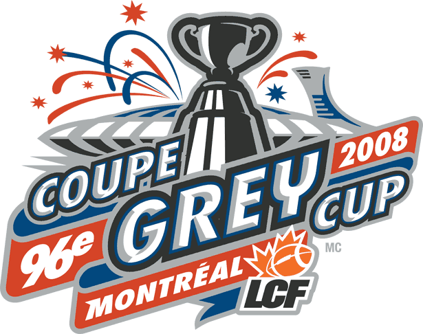grey cup 2008 primary logo iron on transfers for clothing